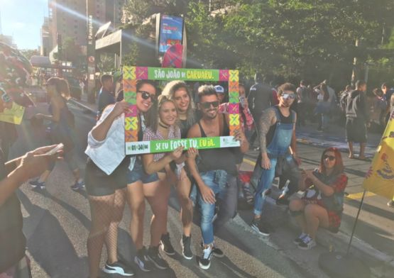 São João de Caruaru realiza ação promocional em São Paulo  