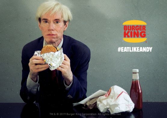 Burger King se une ao rei do pop art em campanha para o Super Bowl